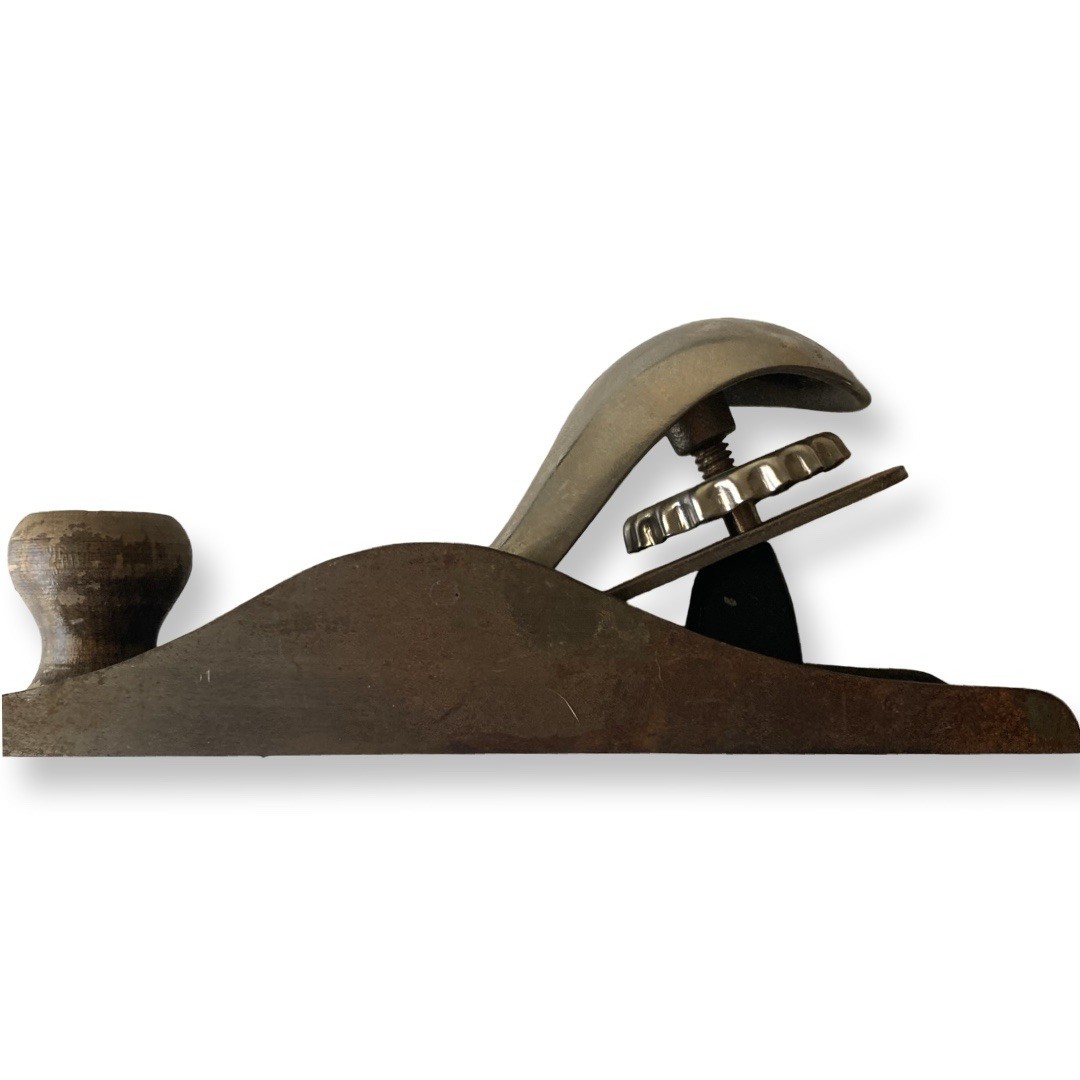 Vintage Stanley No. 110 Block Plane – Early 1900s – Cast Iron Hand Tool 