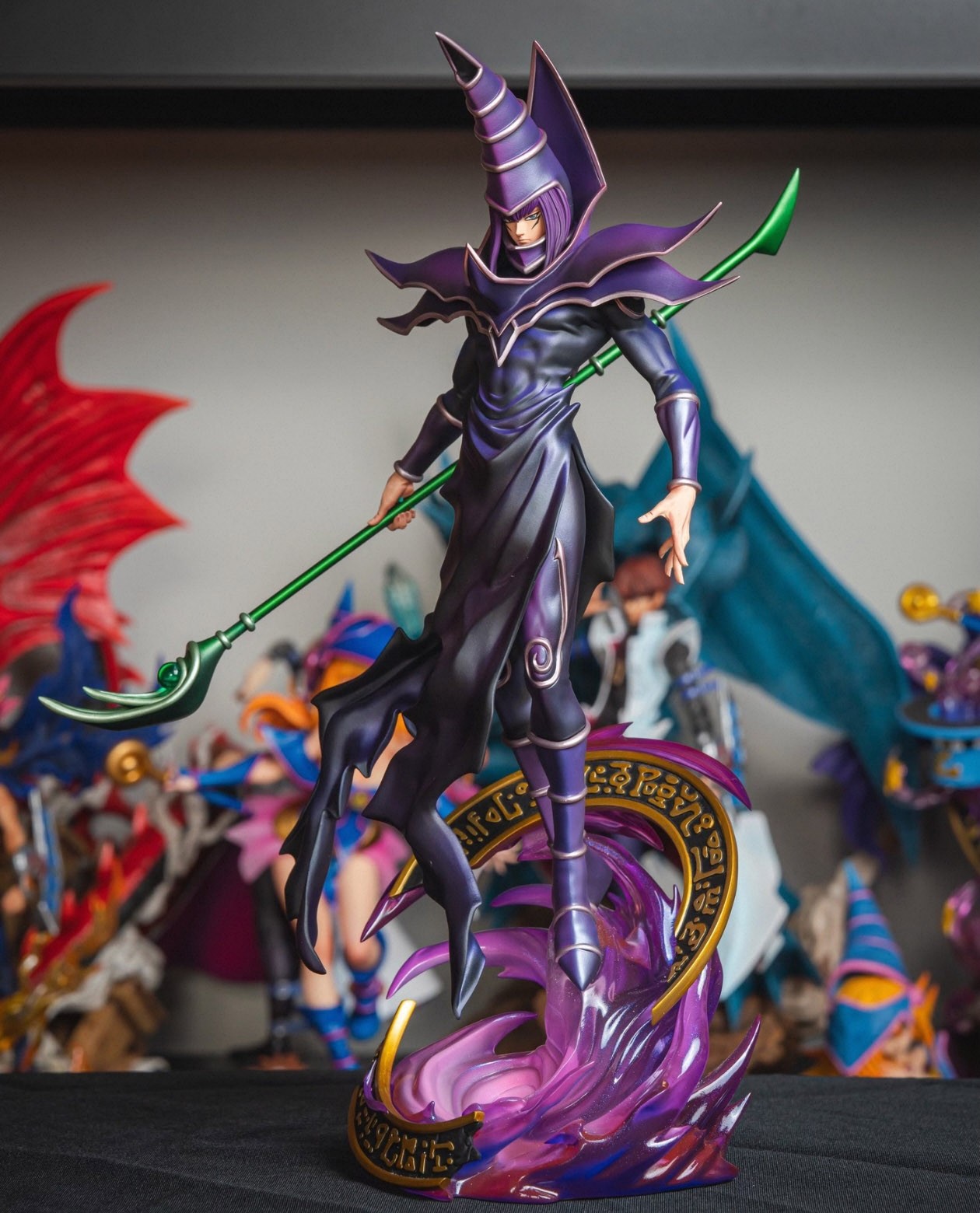 Dark Magician 2.0 Aftershock Studio Yu-Gi-Oh Resin Collectibes 35cm