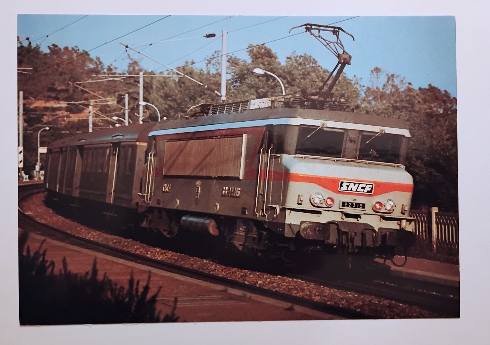 Marseille France Postcard Train BB 22315 Marseille France Postcard Train BB 22315