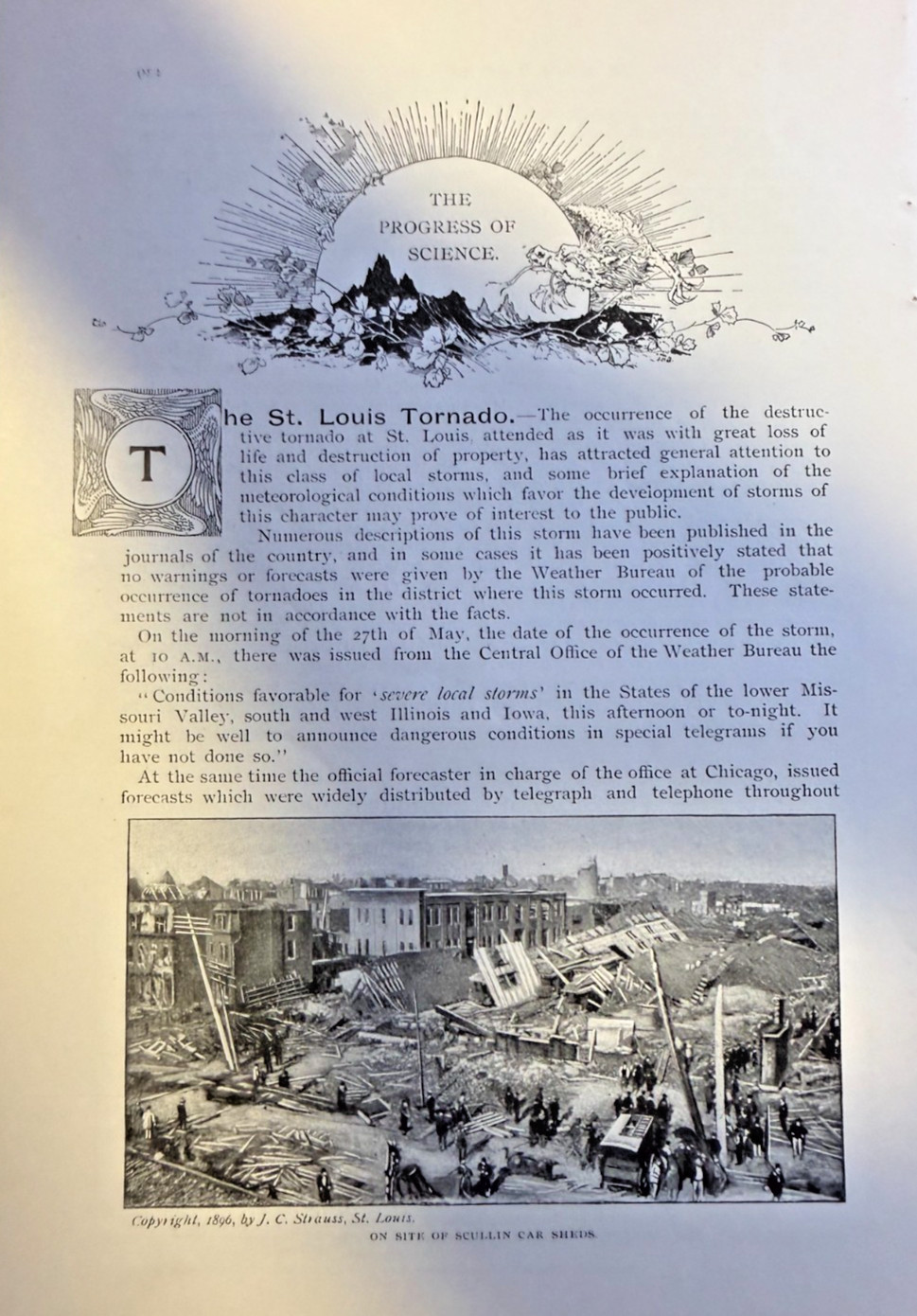 1896 St. Louis Tornado May 27 1896 illustrated 1896 St. Louis Tornado May 27 1896 illustrated