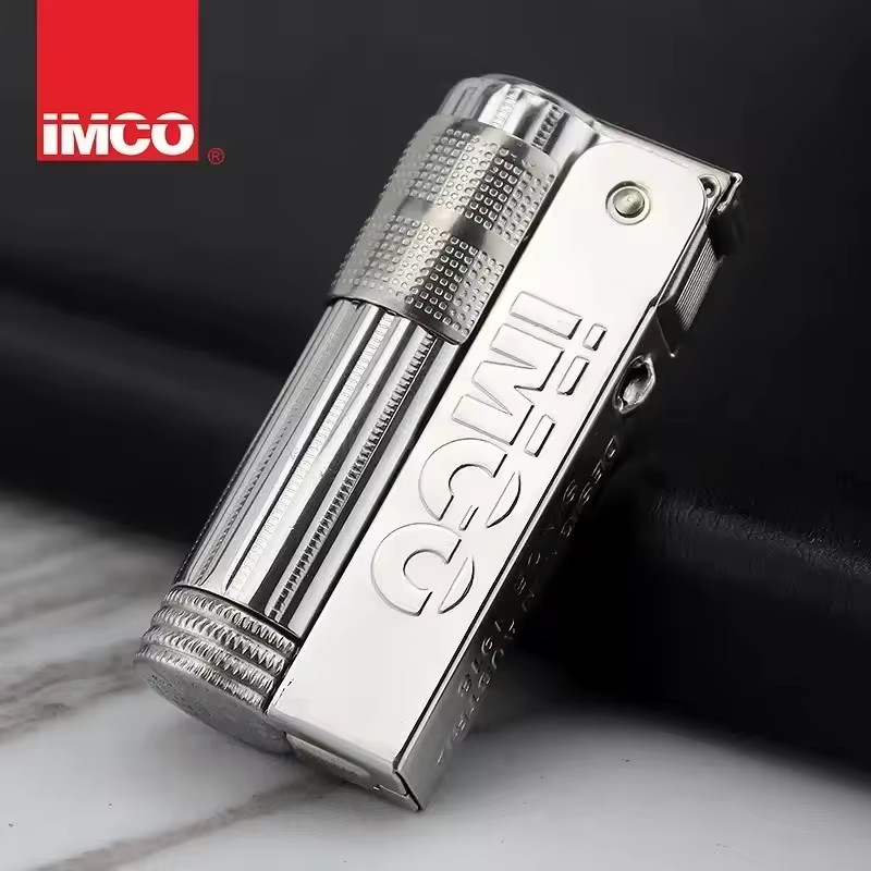 IMCO 6700 TRIPLEX SUPER PETROL TRENCH LIGHTER MADE IN AUSTRIA Silver w/ Box New IMCO 6700 TRIPLEX SUPER PETROL TRENCH LIGHTER MADE IN AUSTRIA Silver w/ Box New