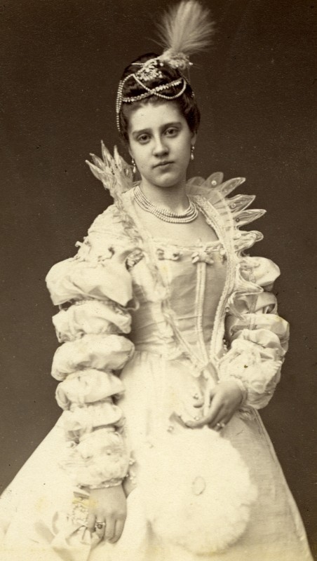 Countess Anna Strachwitz Wien Old Atelier Adele Cabinet Card Photo CC 1869 Countess Anna Strachwitz Wien Old Atelier Adele Cabinet Card Photo CC 1869