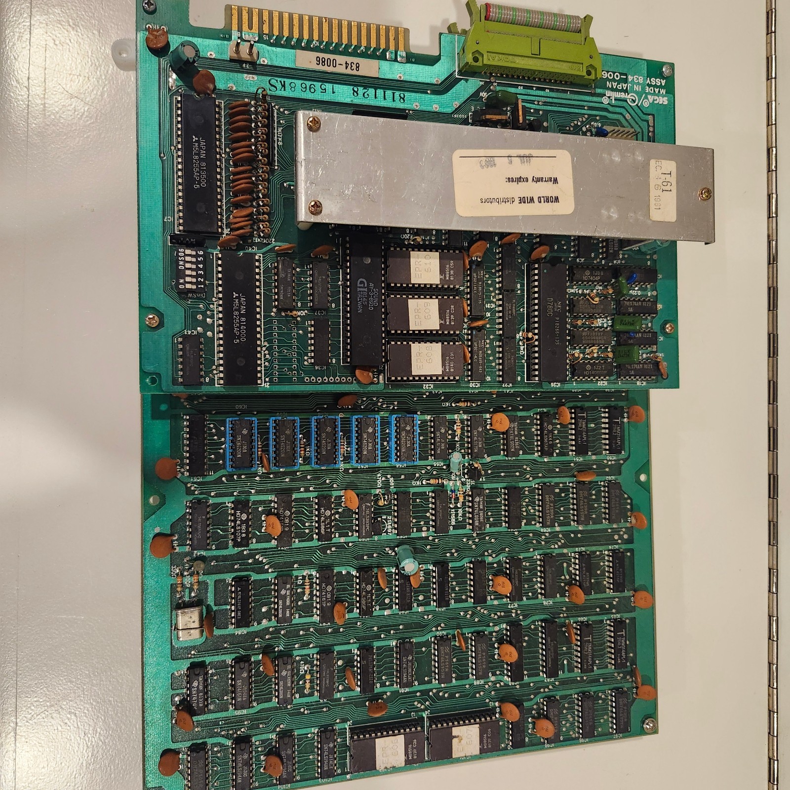 Sega/Gremlin FROGGER arcade machine video game board set.  Tested & working.