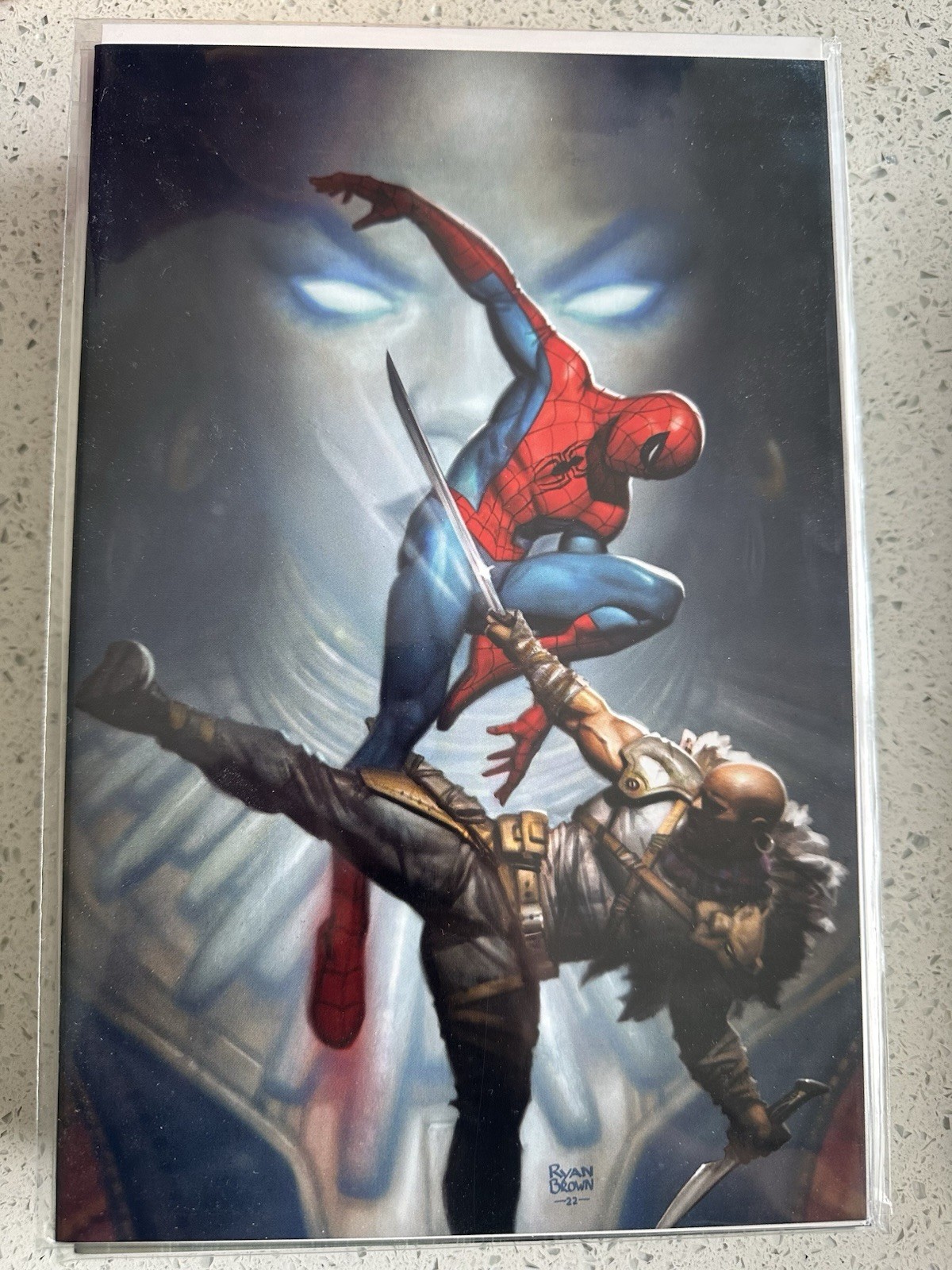 Spider-Man: The Lost Hunt #4 – Ryan Brown Virgin C2E2/Megacon Variant – COA