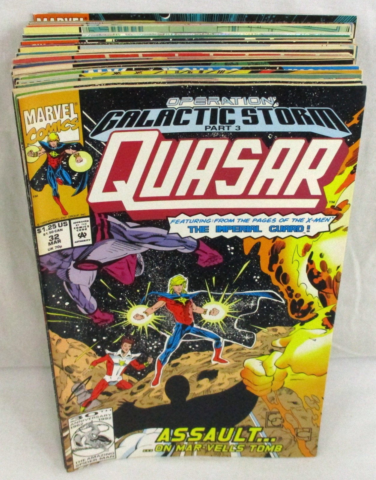 Quasar #32-55 Complete Set Comic Lot Mark Gruenwald Thanos 1989 Series Marvel