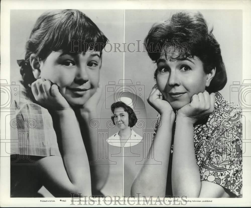 Press Photo Jane Withers shown as a former child actress and her recent photo Press Photo Jane Withers shown as a former child actress and her recent photo