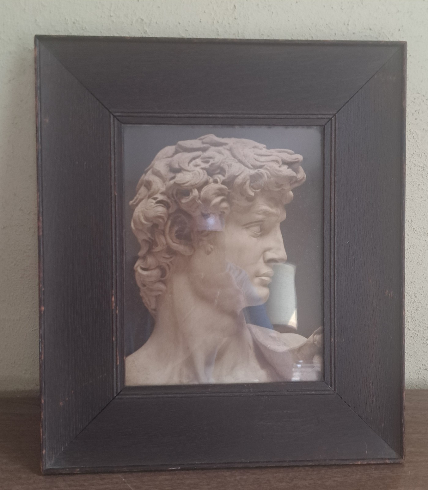 ANTIQUE DARK FUMED QUARTER SAWN OAK ARTS & CRAFTS MISSION PICTURE FRAME ANTIQUE DARK FUMED QUARTER SAWN OAK ARTS & CRAFTS MISSION PICTURE FRAME