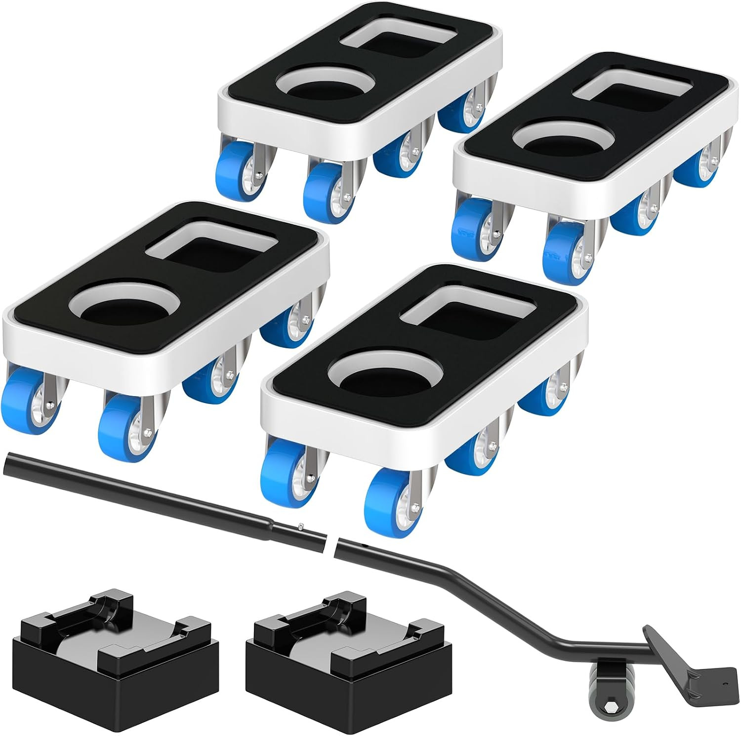 Furniture Dolly with Dual Groove Design: Furniture Sliders with 6 Wheels Furniture Dolly with Dual Groove Design: Furniture Sliders with 6 Wheels