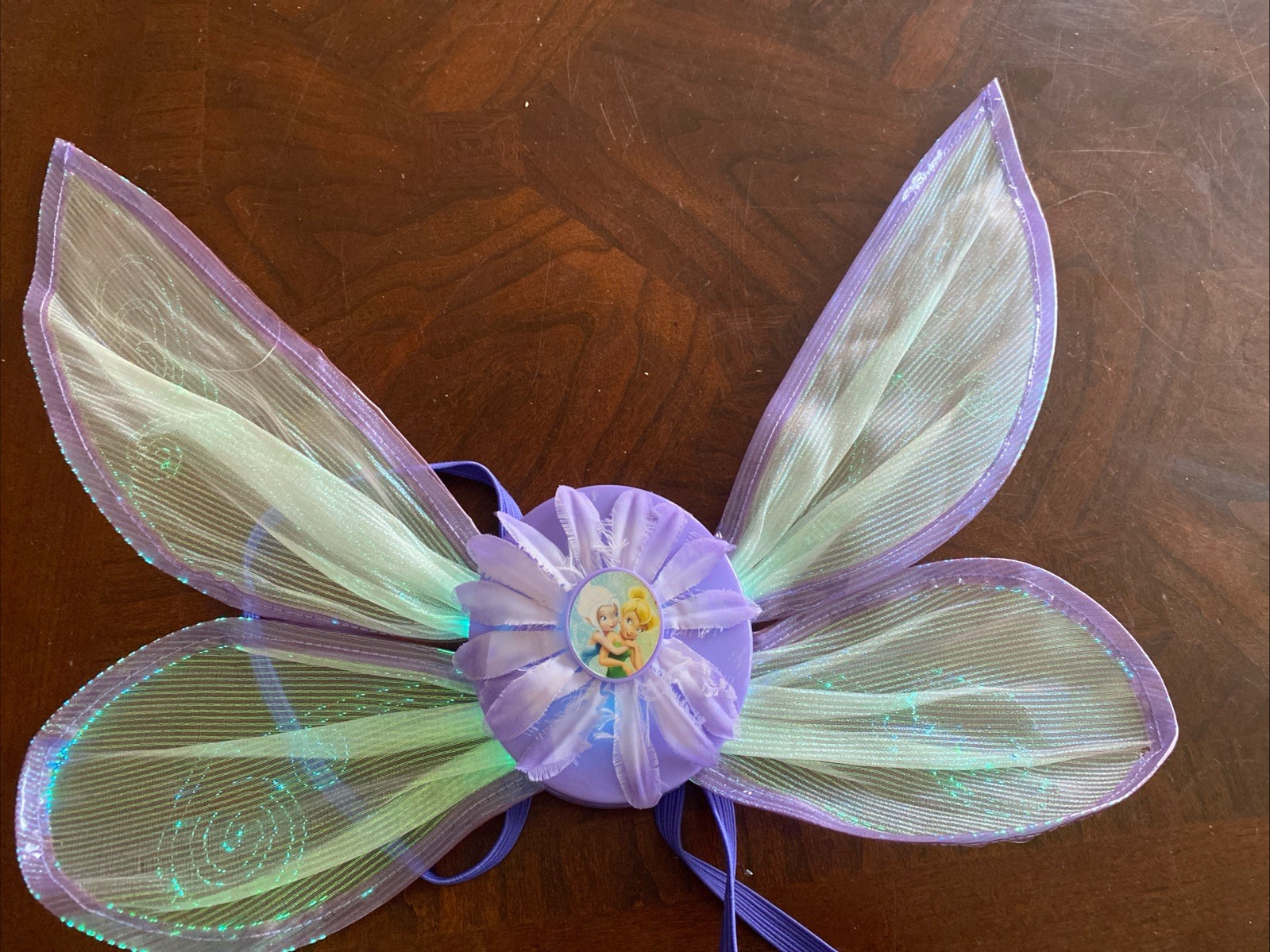 Disney Tinkerbell Light Up Fairy Glow Wings Costume Color Changing Tested 🧚✨