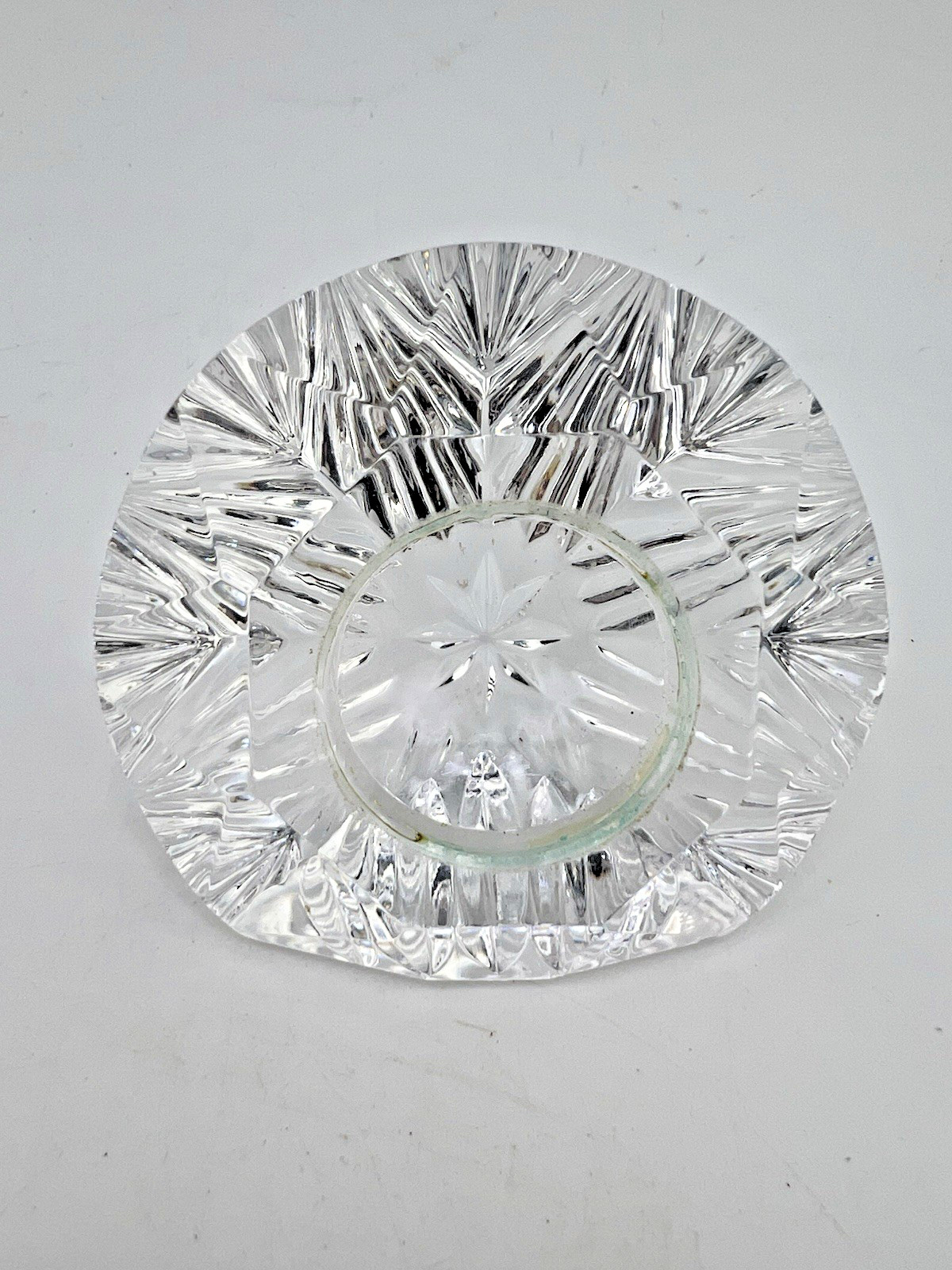Vintage Waterford Cut Crystal Desk Clock NO CLOCK