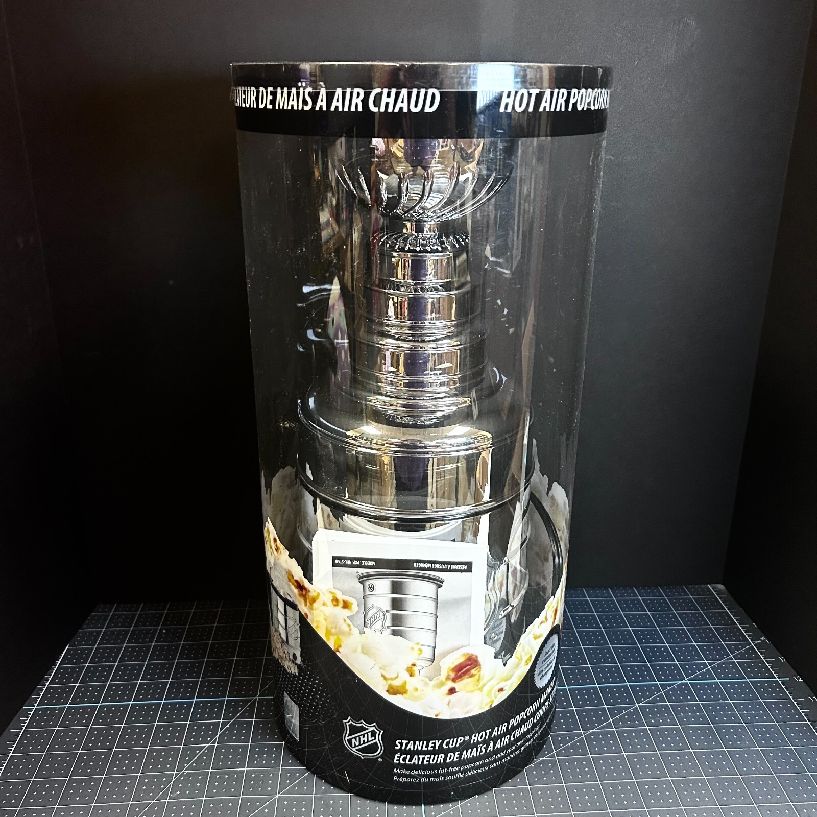 NHL League Logo Hockey Stanley Cup Trophy Hot Air Popcorn Maker NHL League Logo Hockey Stanley Cup Trophy Hot Air Popcorn Maker