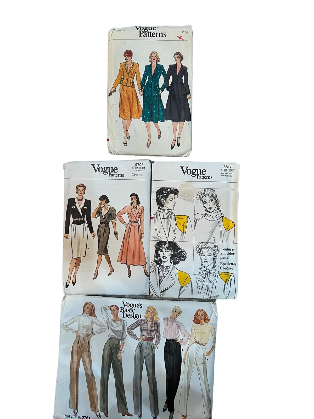 vtg Vogue special design McCall dress sewing pattern lot size 12 - 18