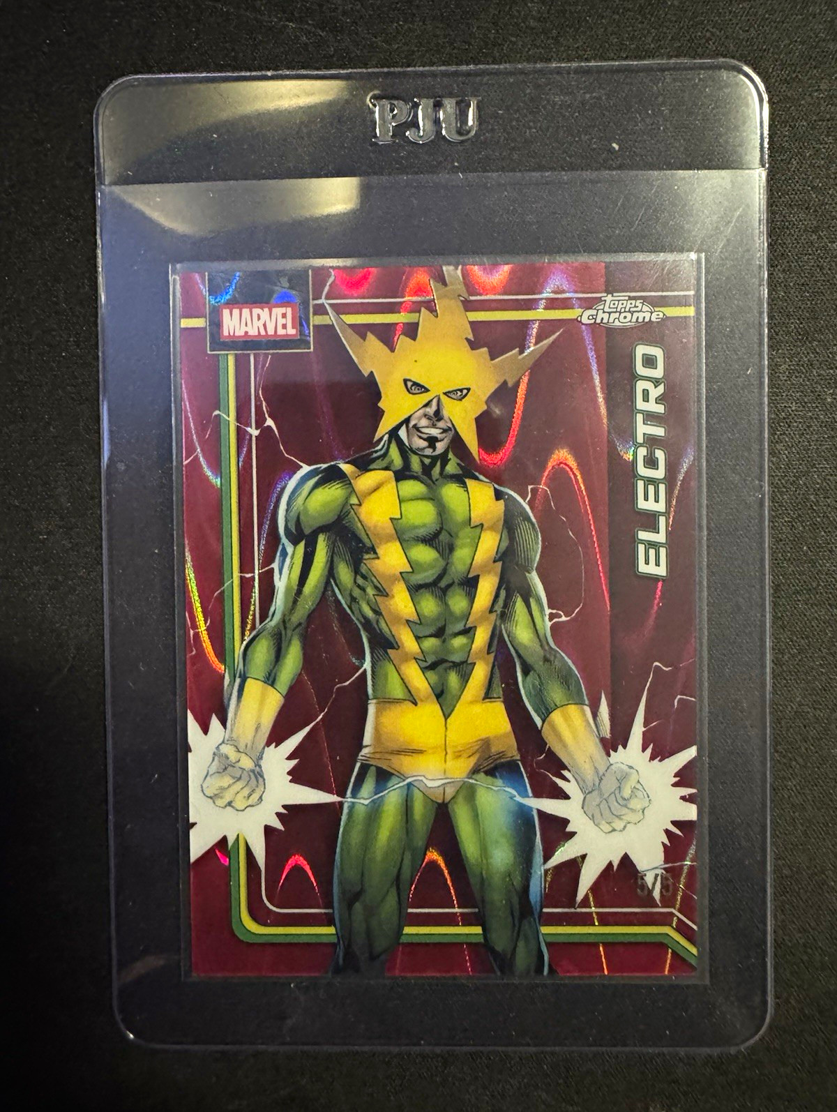 2026 Topps Chrome Marvel Electro WAVE /5 Variety#115