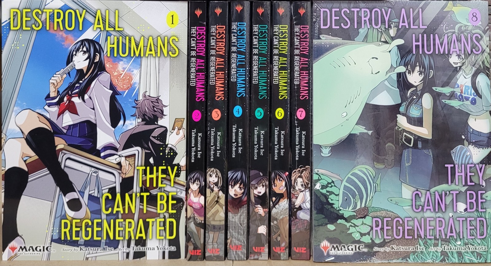 Destroy All Humans They Can\'t Be Regenerated Manga 1-8 English New Viz  *READ*