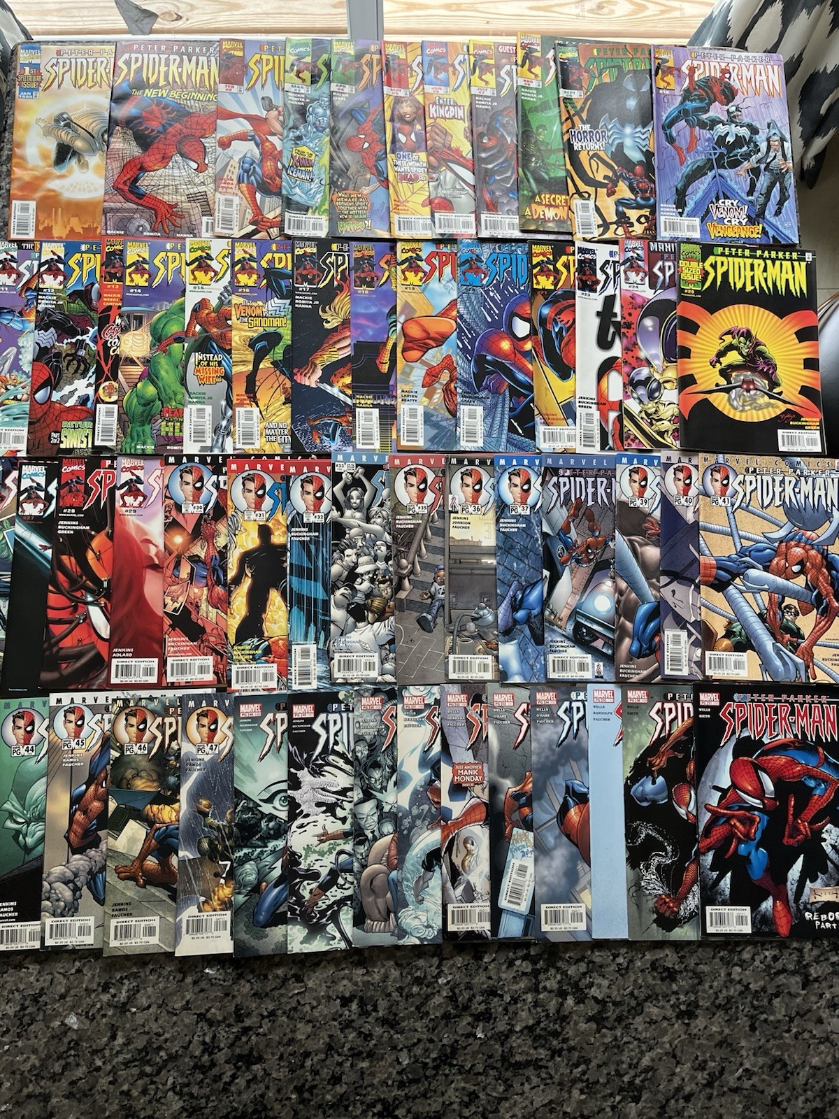 Peter Parker Spider-Man #1 - 57 + 3 Annuals Romita Jr. Mackie  Hanna Keys 1999