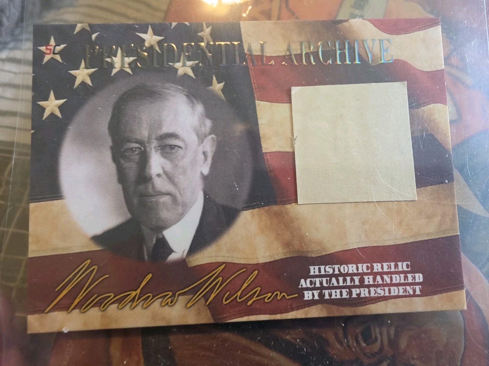 2020 A Word From POTUS Presidential Archive Relic President Woodrow Wilson #PAWW
