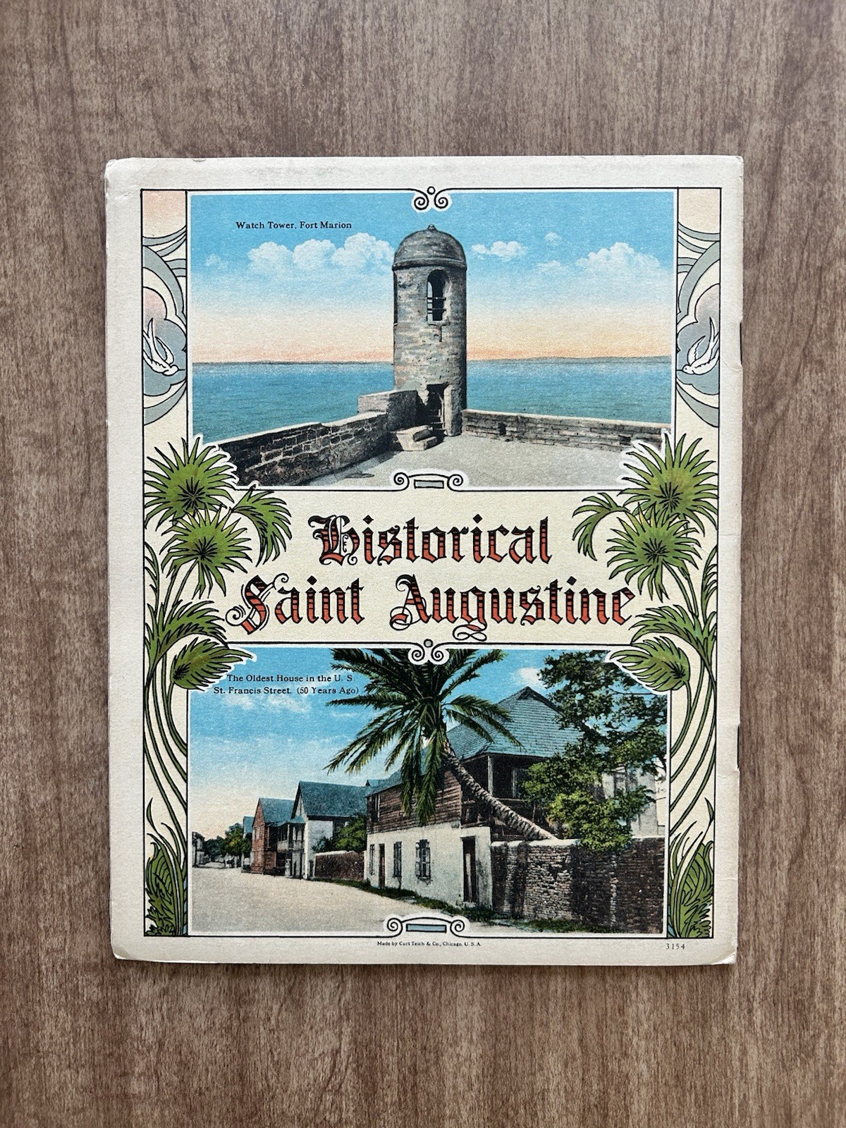 Vintage St Augustine Tourist Guide - 100 years old
