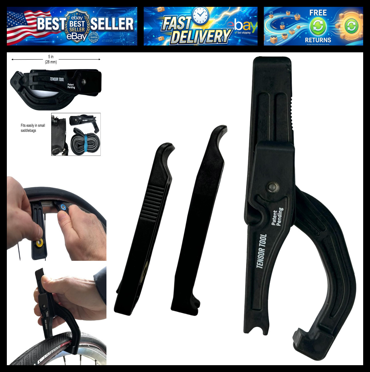 Talon Road Bicycle Tire Levers | Professional Tire Remover AND Installer | Bike