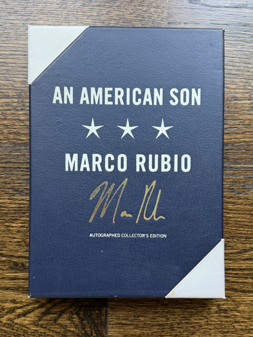 Marco Rubio An American Son Signed Limited 1st Edition w/ box Marco Rubio An American Son Signed Limited 1st Edition w/ box