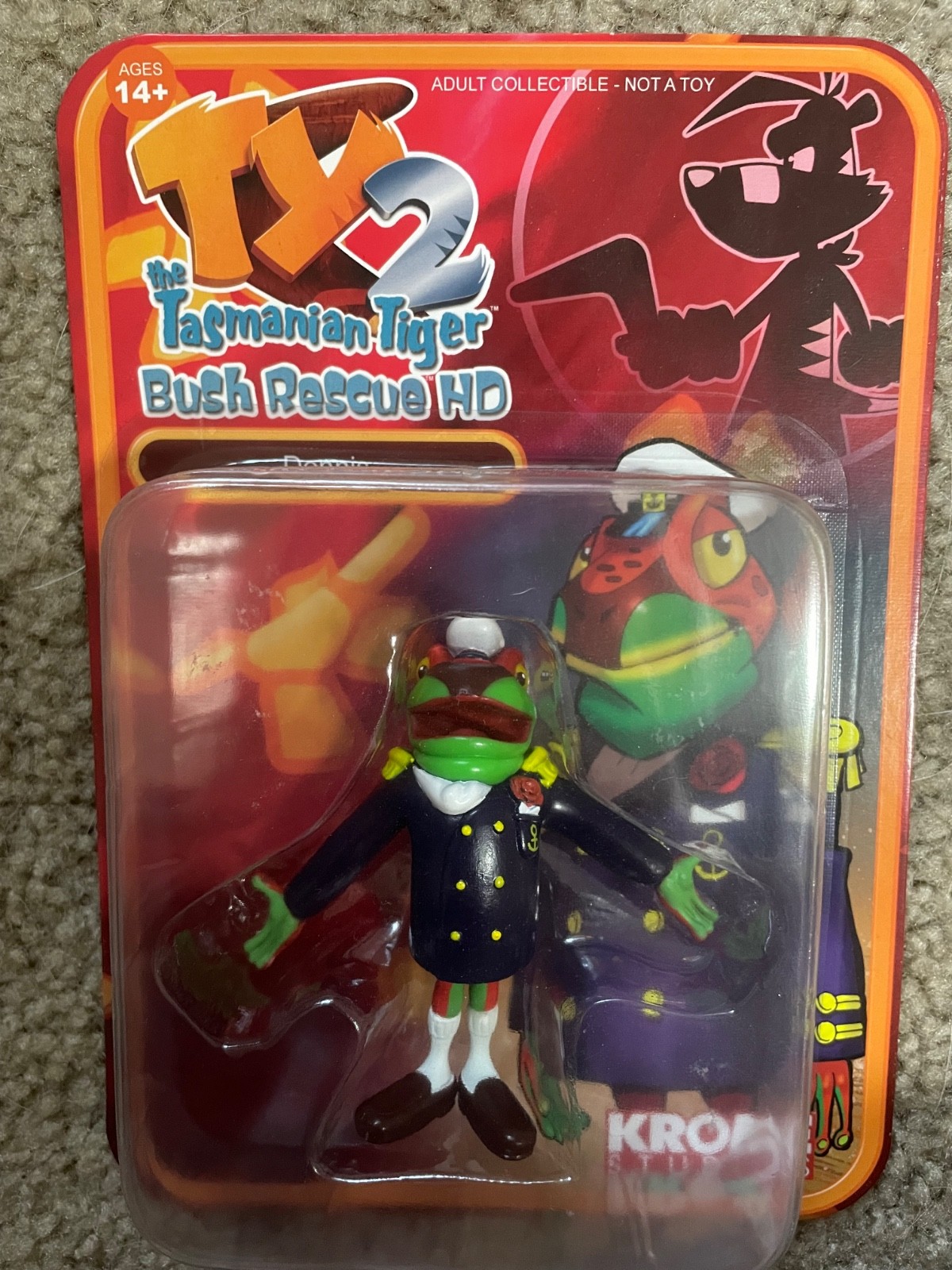 Dennis Ty the Tasmanian Tiger figure (NIB and RARE) Dennis Ty the Tasmanian Tiger figure (NIB and RARE)