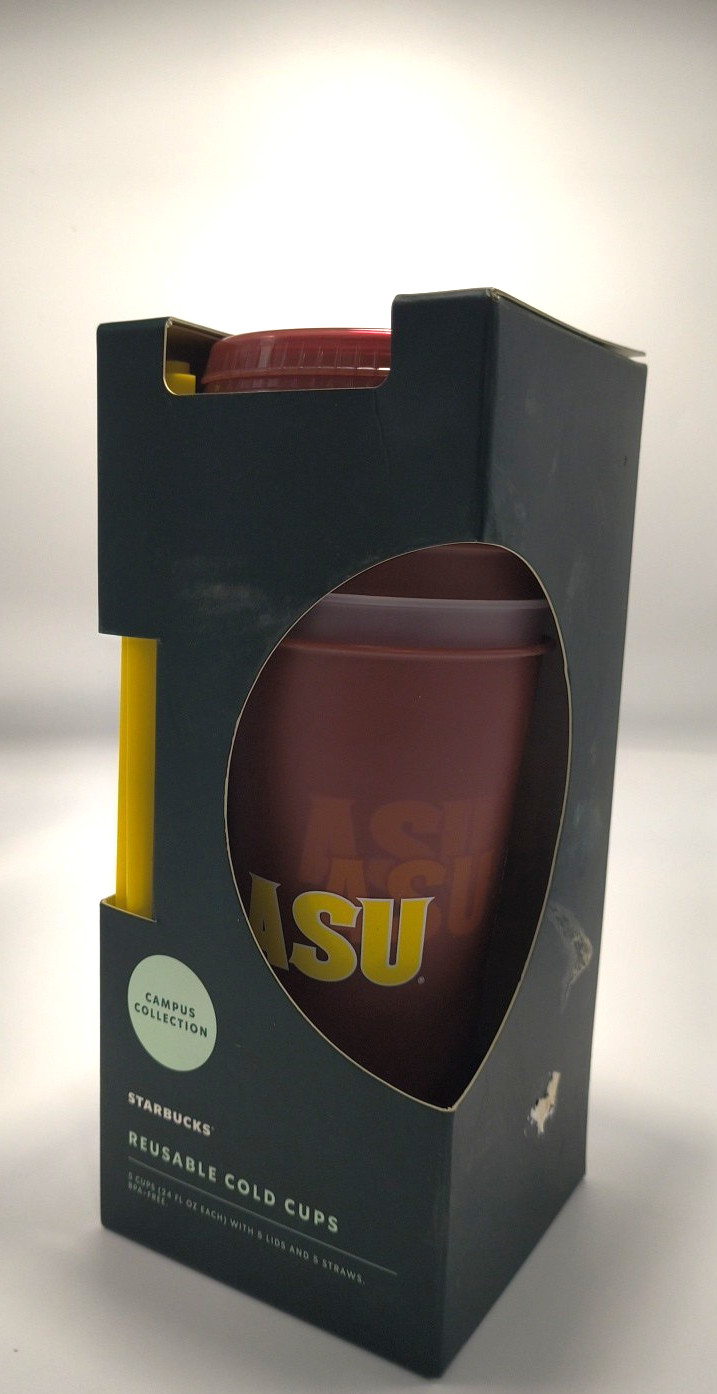 Starbucks Arizona State University ASU Sun Devil Reusable Cups Campus Collection Starbucks Arizona State University ASU Sun Devil Reusable Cups Campus Collection