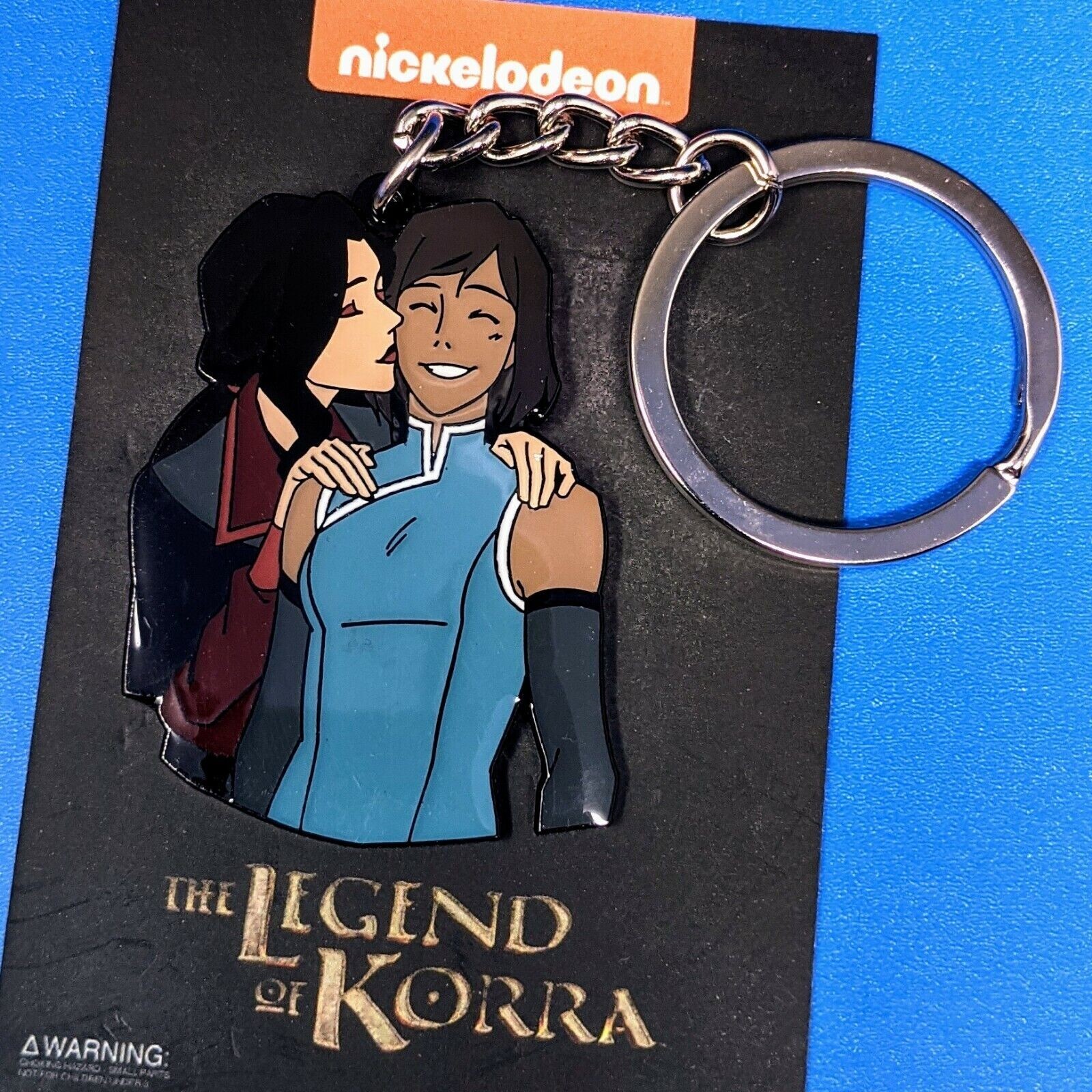 Avatar The Legend of Korra x Asami Kiss Korrasami Keychain Figure