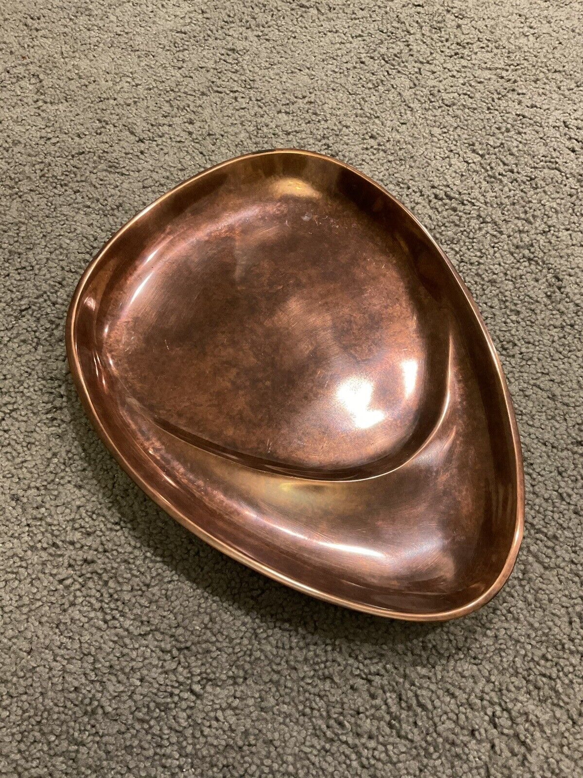 NAMBE Steve Cozzolino Vintage Copper Platter Tray Bowl Dish Signed, Gift