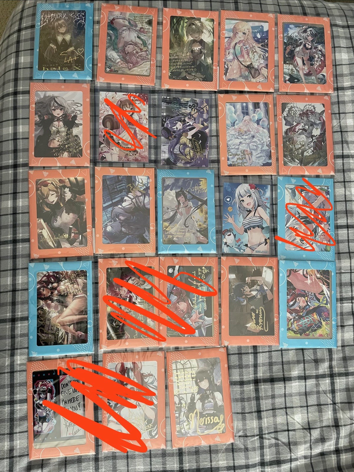 Hololive EN/JP/ID Limited Quantity Handsigned Cards Hololive EN/JP/ID Limited Quantity Handsigned Cards