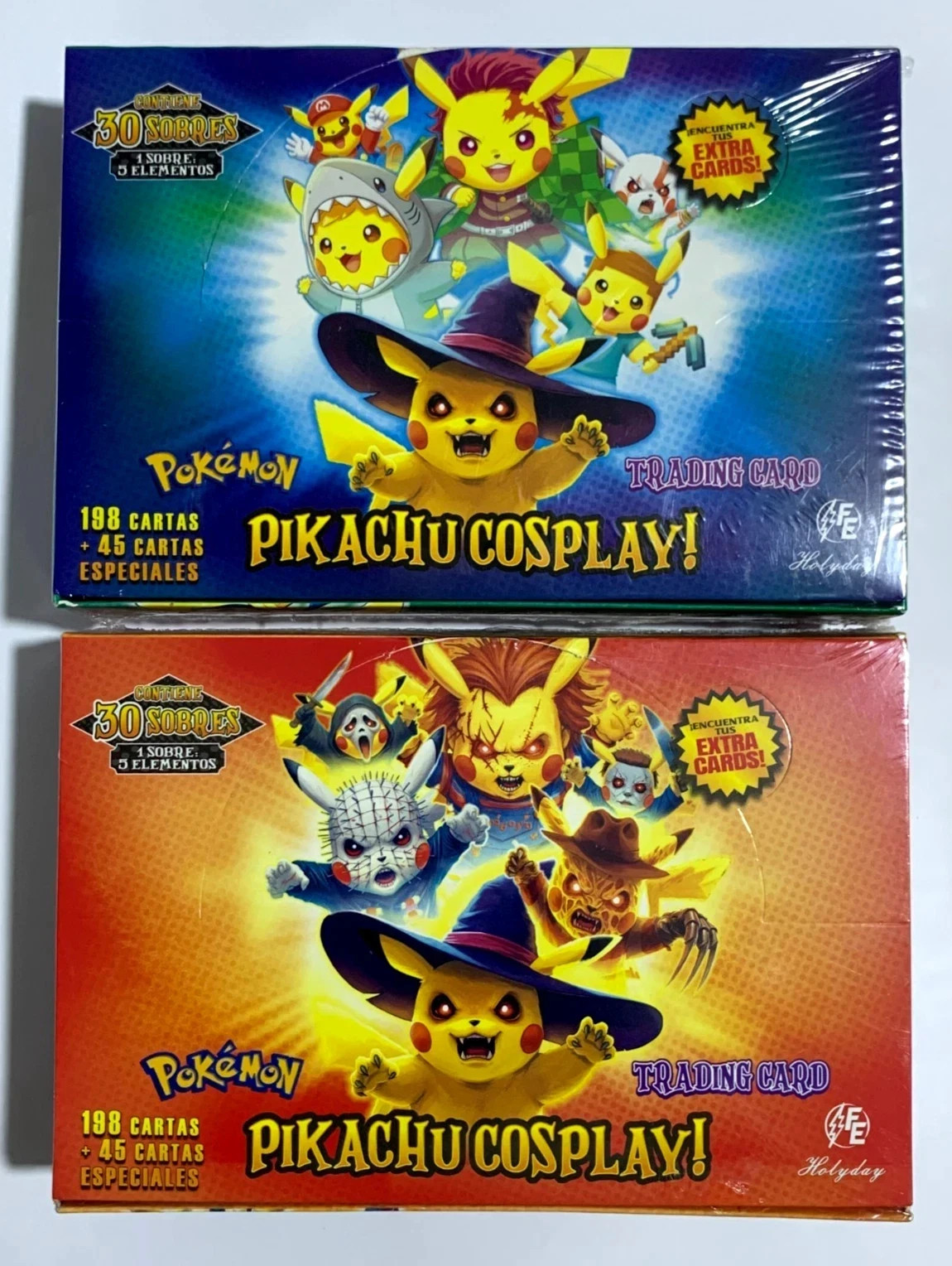 14 BOXES - 2025 BOX POKEMON PIKACHU COSPLAY FE Trading Cards - 