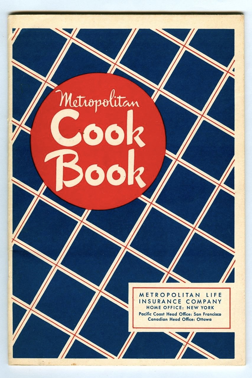 Vintage 1948 METROPOLITAN COOK BOOK Metropolitan Life Insurance Co. (MetLife)