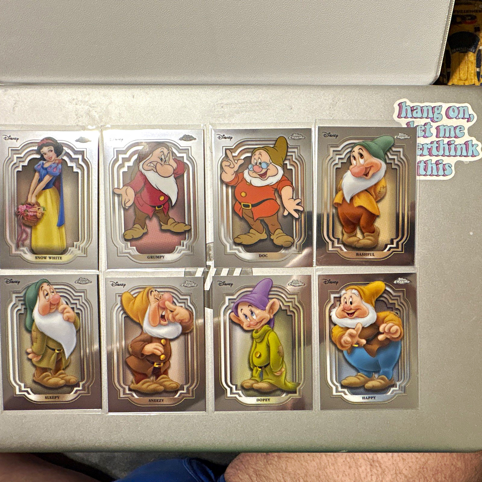 2024 Topps Chrome Disney Snow White & Dwarfs Grumpy Dopey (8-Card Lot) #6-#13