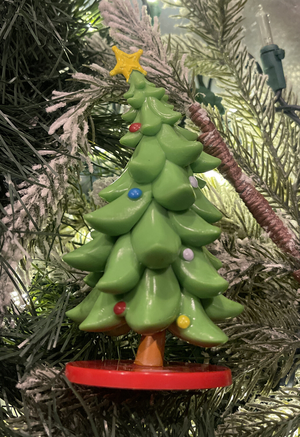2026 Grinch Leaning Bent Christmas Tree How Grinch Stole Christmas Ornament 4.5”