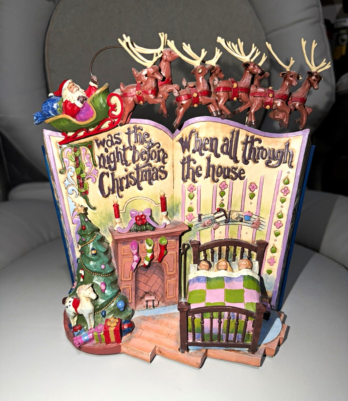 RARE 2014 Jim Shore Heartwood Creek “\'Twas the Night Before Christmas” Figurine RARE 2014 Jim Shore Heartwood Creek “\'Twas the Night Before Christmas” Figurine