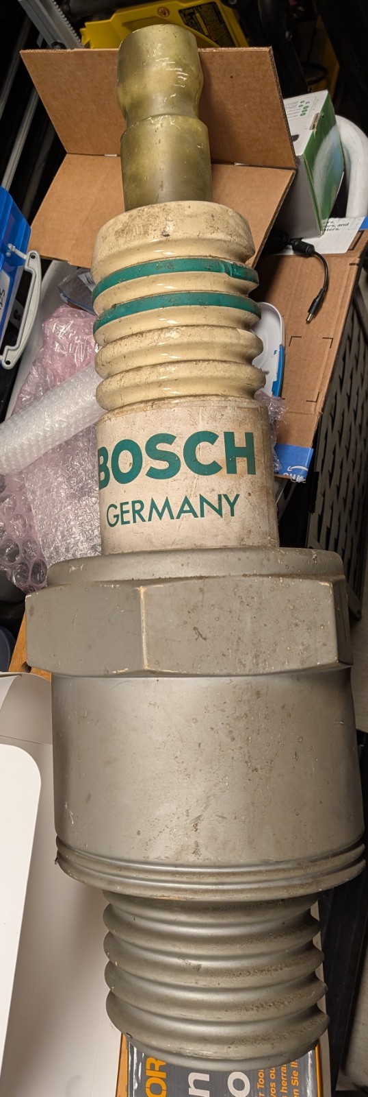 Vintage Bosch Spark Plug Plastic Blow Mold Station Store Sign Display 3D