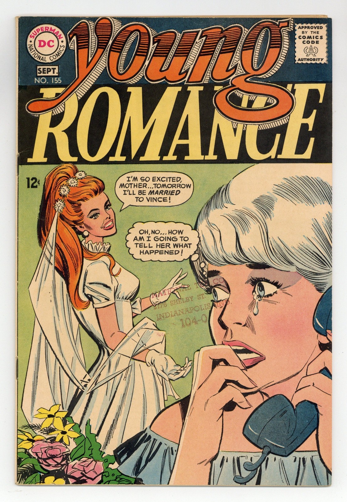 Young Romance Comics #155 FN- 5.5 1968