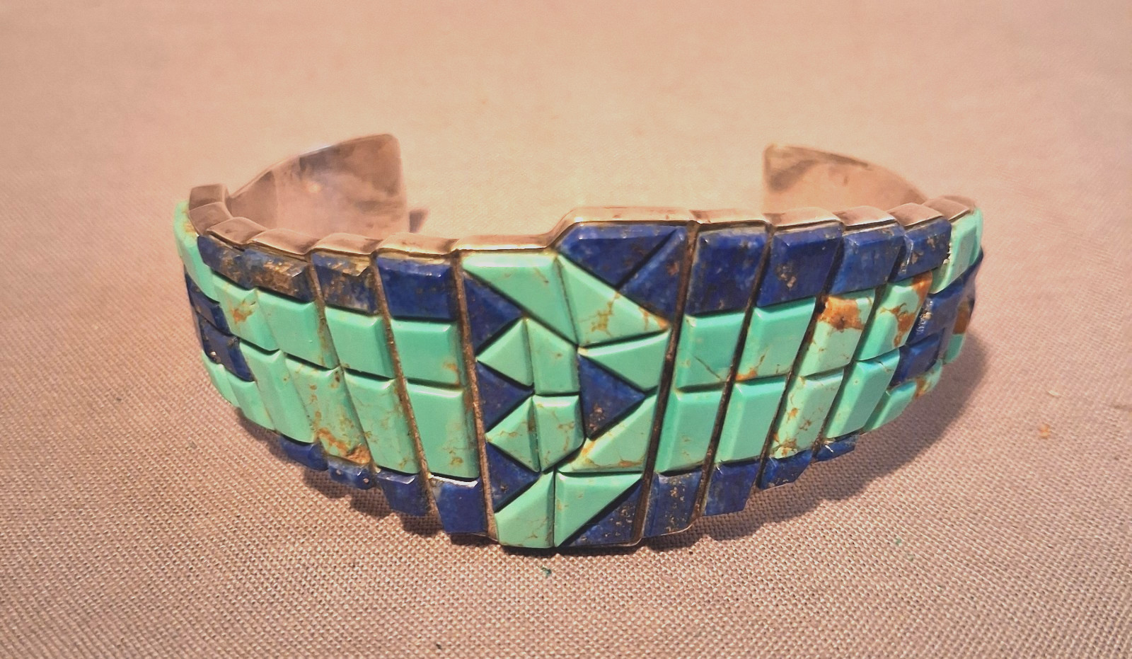 Vintage Navajo Sterling Silver Cuff Bracelet Native American 42 Grams Vintage Navajo Sterling Silver Cuff Bracelet Native American 42 Grams