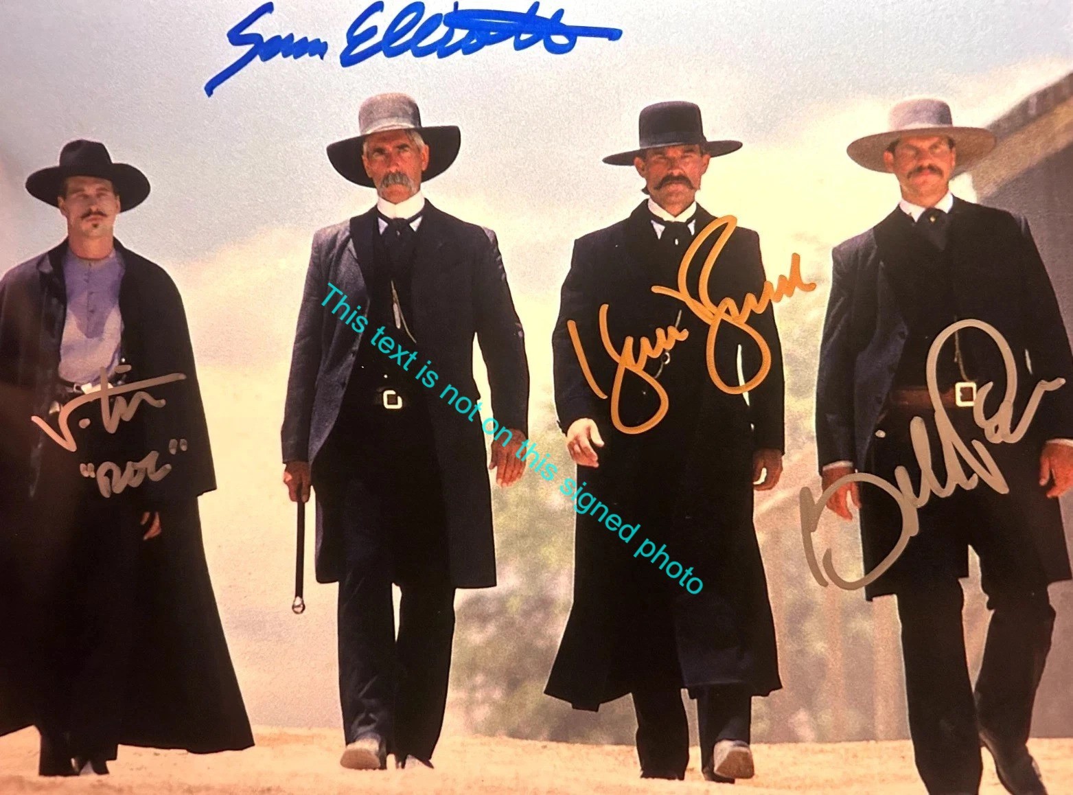 Tombstone Movie Cast Signed Autographed 8x10 Photo Western Film Print HD061