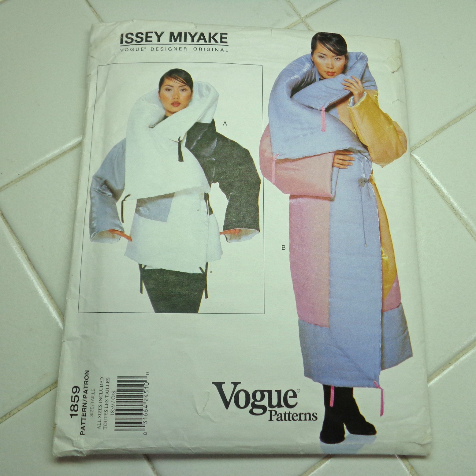 Issey Miyake Vogue Pattern #1859 UNCUT FF Designer Original All Sizes