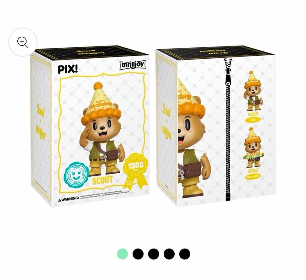 PRESALE - Thrilljoy PIX Scout: Birthday Scout - Thrilljoy Exclusive 1500 pcs PRESALE - Thrilljoy PIX Scout: Birthday Scout - Thrilljoy Exclusive 1500 pcs