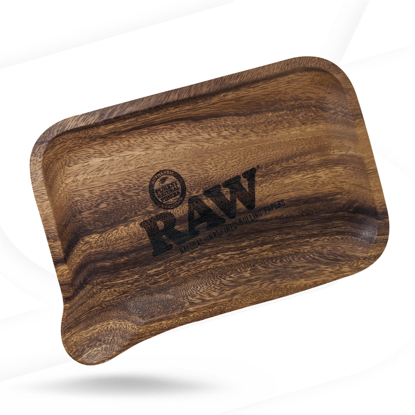 RAW Wooden Pour Rolling Tray RAW Wooden Pour Rolling Tray