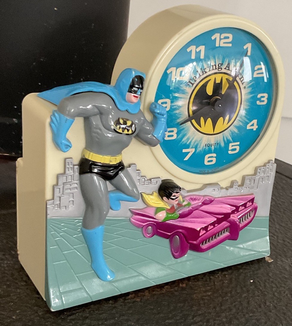 1974 Batman and Robin Talking Alarm Clock Janex DC Comics *WORKING* W/Video 1974 Batman and Robin Talking Alarm Clock Janex DC Comics *WORKING* W/Video