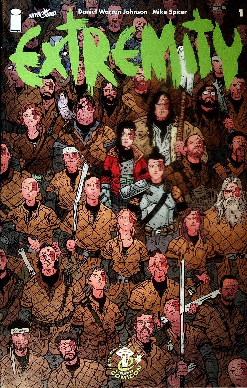 Extremity #1 2017 ECCC Exclusive Variant Skybound Image Comics NM Extremity #1 2017 ECCC Exclusive Variant Skybound Image Comics NM