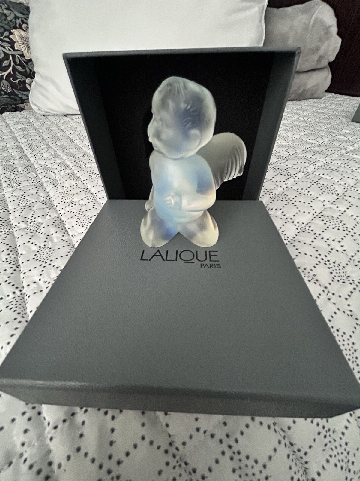 Brand New Lalique Paris Cherubino Ange Opale Angel Opale Code1205900 Brand New Lalique Paris Cherubino Ange Opale Angel Opale Code1205900