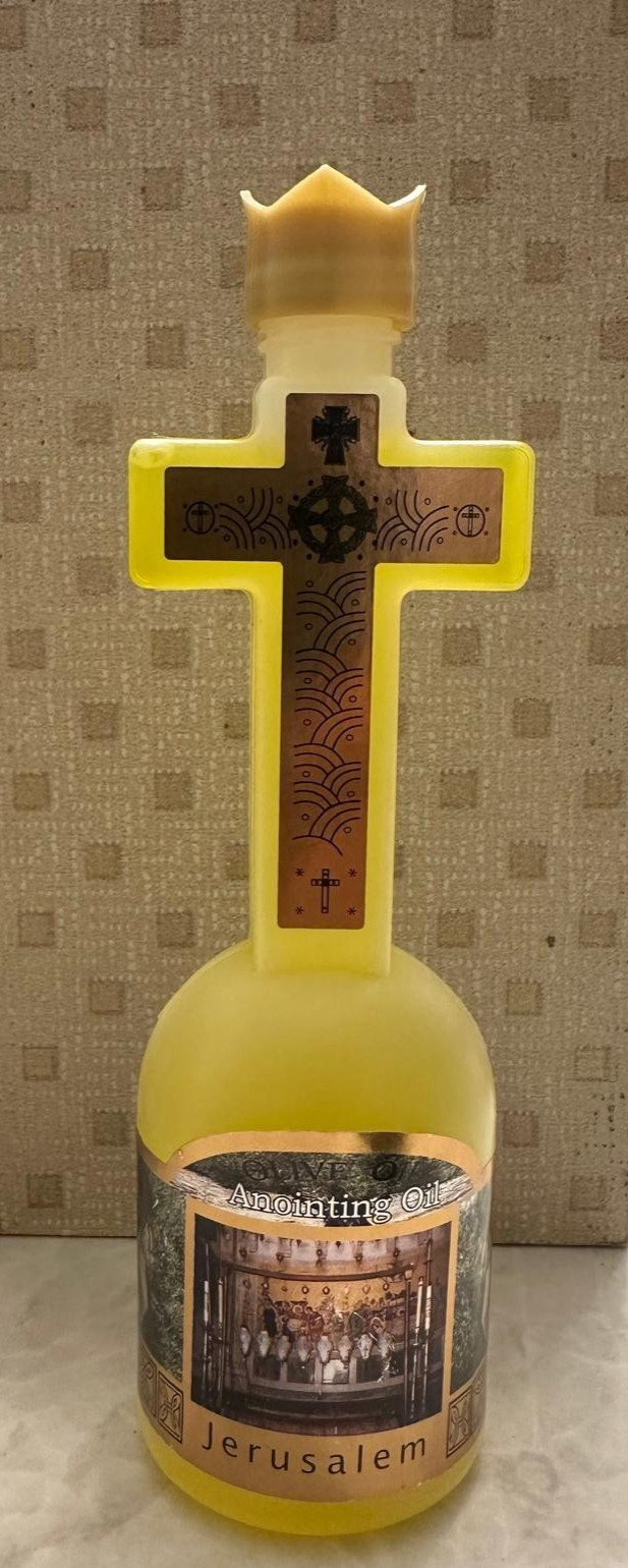 Holy Anointing Oil Certified Blessed Sepulchre Church Jerusalem Holyland 150ml Holy Anointing Oil Certified Blessed Sepulchre Church Jerusalem Holyland 150ml