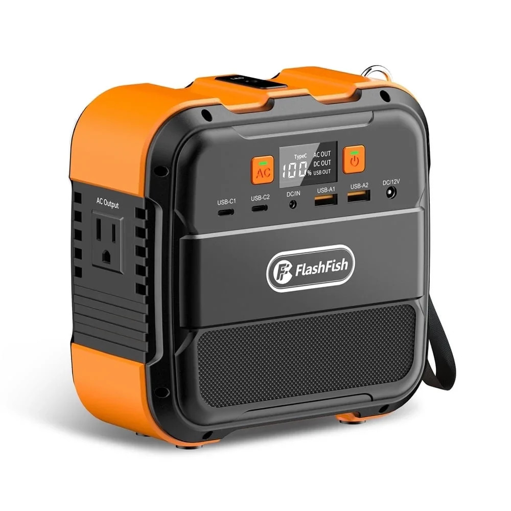 Portable Power Station Mini Solar Generator, 98Wh 26400Mah Lithium Battery,
