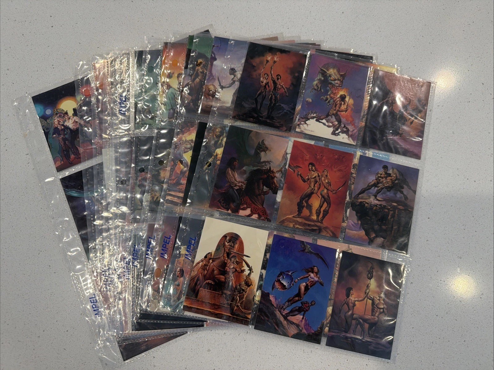 BORIS VALLEJO SERIES 1 1991 COMIC IMAGES COMPLETE BASE CARD SET OF 90 FA BORIS VALLEJO SERIES 1 1991 COMIC IMAGES COMPLETE BASE CARD SET OF 90 FA