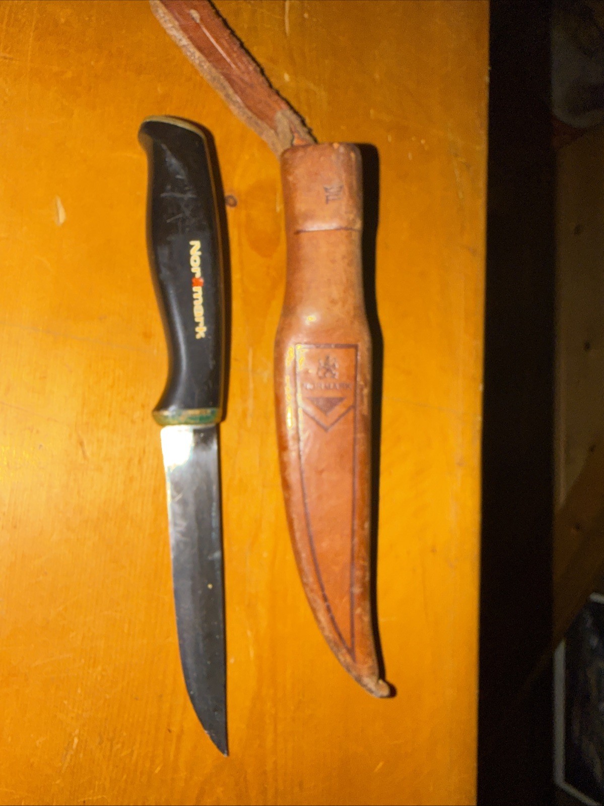 Vintage Fillet Knife 1967 Normark Fiskars Finland Stainless with Leather Sheath Vintage Fillet Knife 1967 Normark Fiskars Finland Stainless with Leather Sheath
