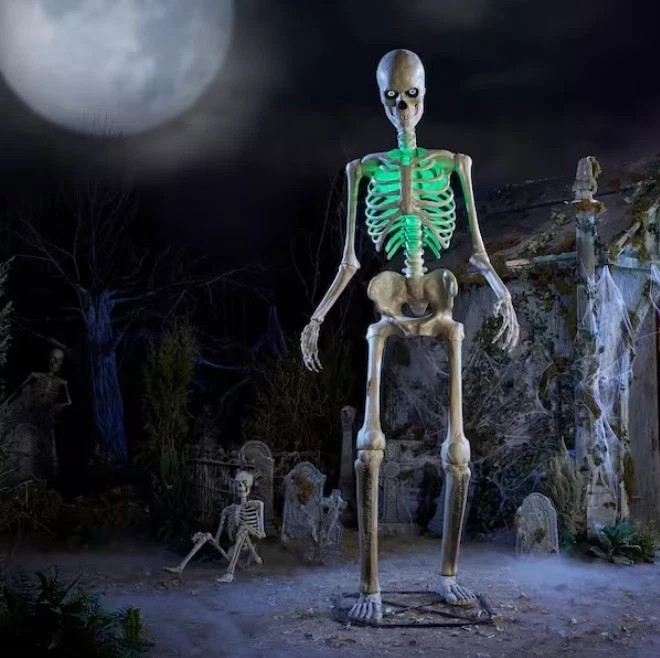 12FT Animated LED Skelly Halloween Skeleton App Controlled LifeEyes Yard Decor