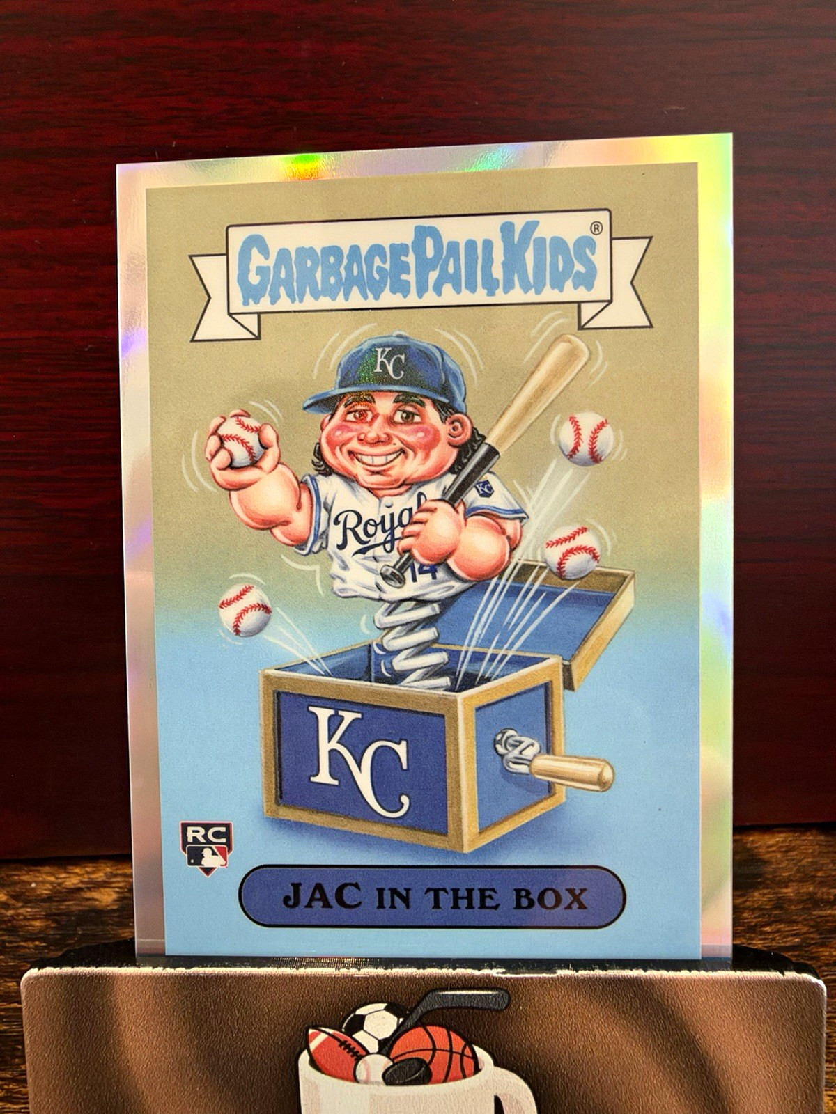 Topps Garbage Pail Kids 2026 Chrome Parallel GPK-17 Jac Caglianone Jac in Box