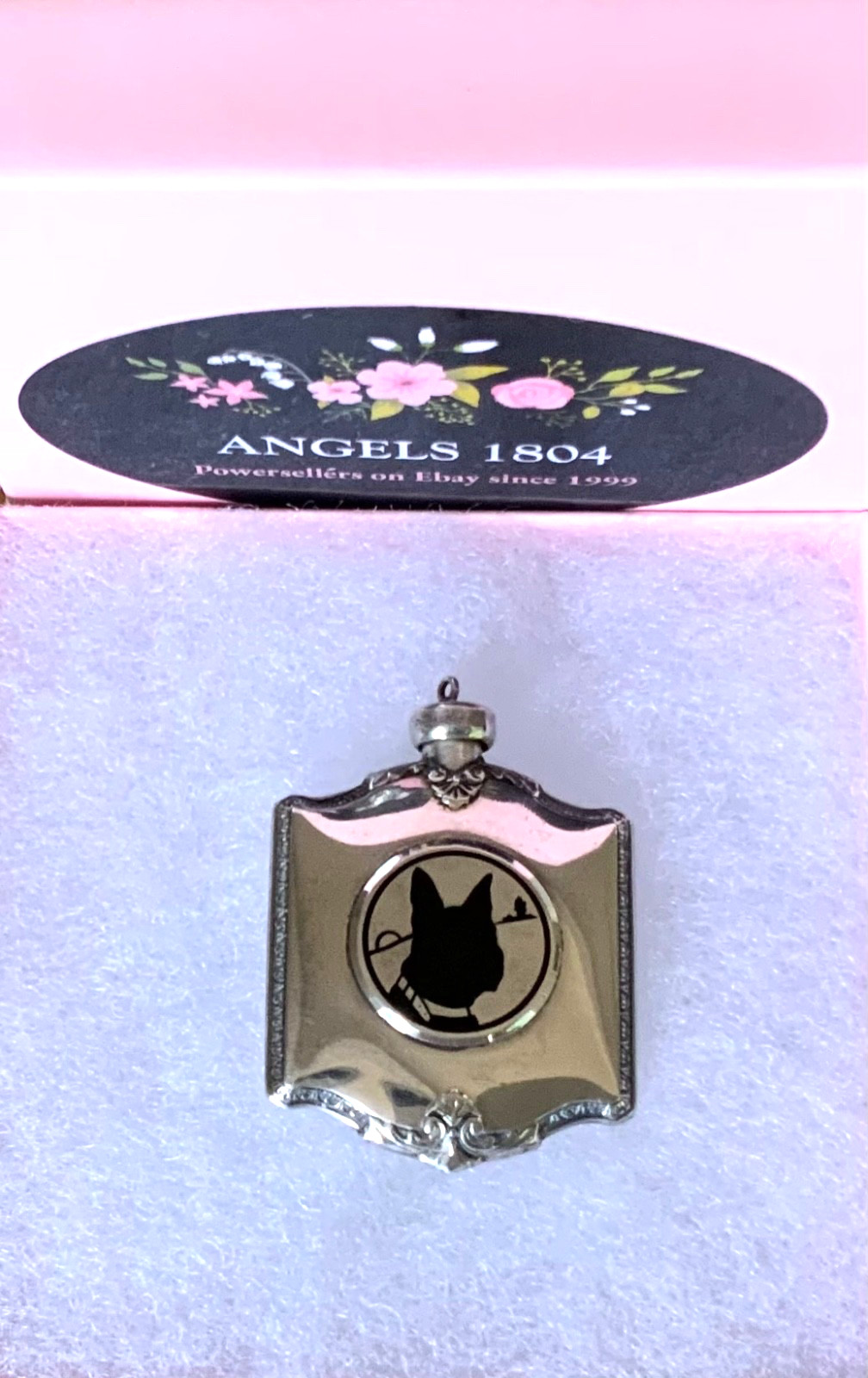 RARE Antique STERLING *FRENCH BULLDOG* Ornate PERFUME Bottle EXCELLENT CONDITION RARE Antique STERLING *FRENCH BULLDOG* Ornate PERFUME Bottle EXCELLENT CONDITION